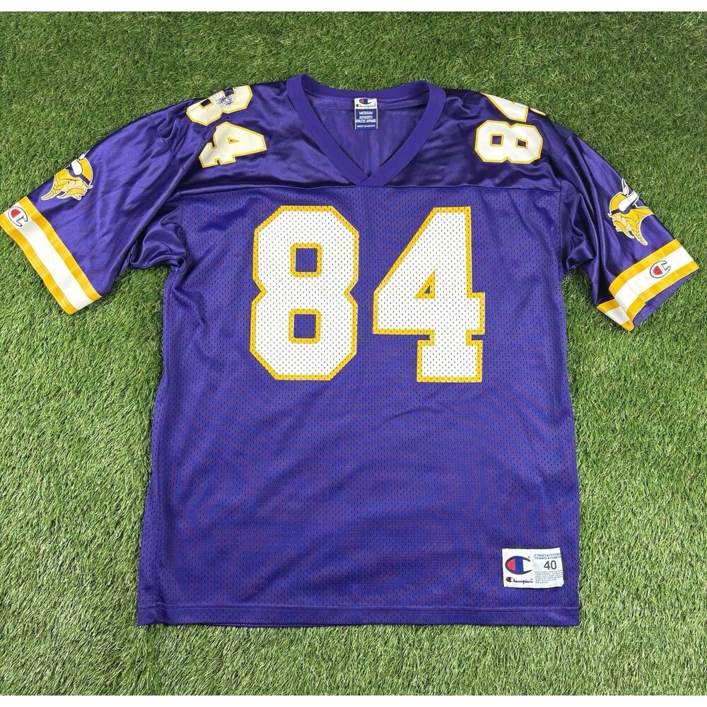 Randy Moss Champion Jersey Men’s 40 Medium Minnesota Vikings Vintage 90s NFL
